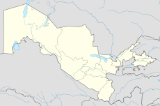 מיקום חיווה במפת אוזבקיסטן