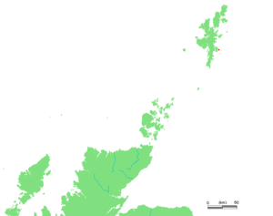 Location of Isle of Noss