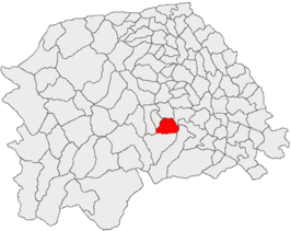 Kaart van Valea Moldovei
