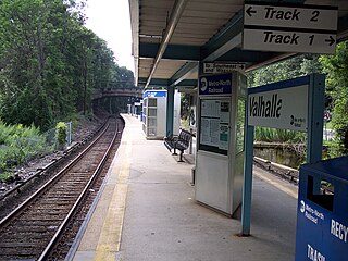 <span class="mw-page-title-main">Valhalla station</span> Metro-North Railroad station in New York