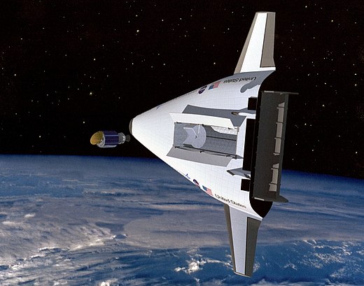 The VentureStar was a proposed SSTO spaceplane.