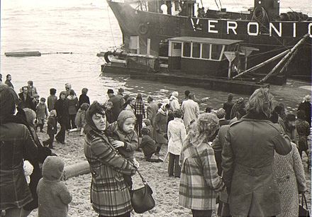 Veronica ship MV Norderney, Scheveningen (7 April 1973)