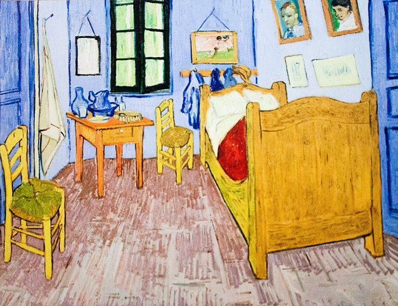 File:Vincent's Bedroom in Arles - My Dream.jpg