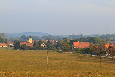 Vračovice : vue générale.