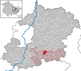 Kaart van Waltersdorf