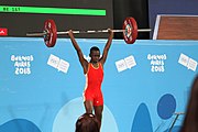 Deutsch: Gewichtheben bei den Olympischen Jugendspielen 2018; Tag 2, 10. Oktober 2018; Jungen 62 kg English: Weightlifting at the 2018 Summer Youth Olympics at 8 October 2018 – Boys' 62 kg