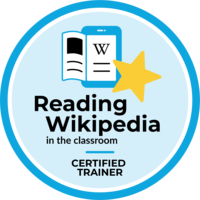 Wikimedia Education Reading Wikipedia in the Classroom Program Trainer Certification.png
