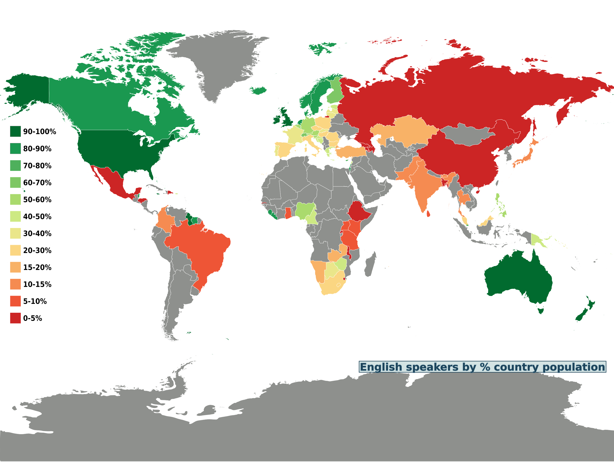 detailed world map in english