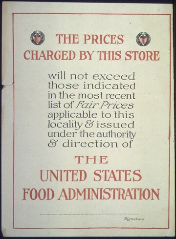 File:"Prices charged in this store will not exceed those indicated in the most recent list of Fair Prices applicable to this - NARA - 512556.tif