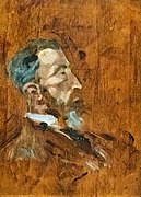 Etude d'homme - MTL.89 (Study of a man) by Toulouse-Lautrec in Musée Toulouse-Lautrec Albi