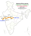 Thumbnail for Somnath–Jabalpur Express (via Itarsi)