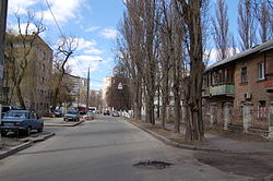 Серповая улица в Киеве (апрель 2011 года)