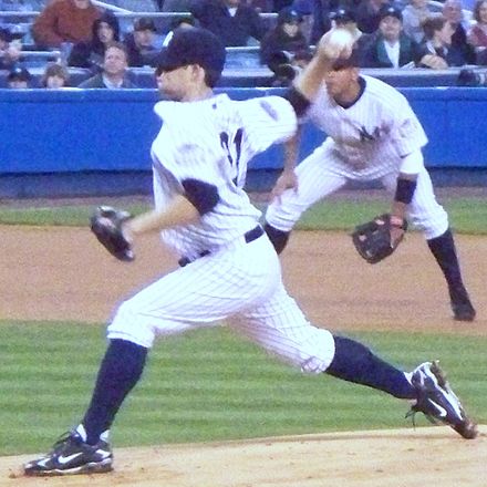 Kennedy with the Yankees in 2008