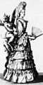 Caricature avec figure du diable (vers 1700)