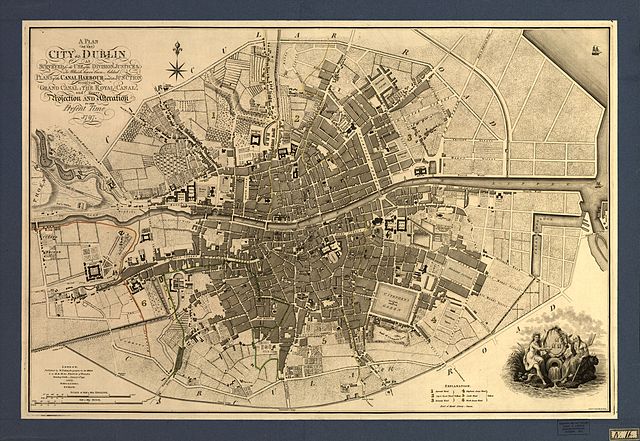 Rocque S Map Of Dublin Cartography Of Dublin - Wikiwand