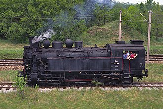 Museum lokomotive 197.01 in the Strasshof Railway Museum in April 2000 197 301 Strasshof.jpg