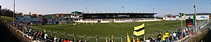 View towards the main stand