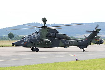 Un Eurocopter Tigre UHT alemán .