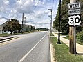 File:2022-09-04 12 33 54 View west along U.S. Route 30 Business (Lincoln Highway) just west of Wilmington Road in Sadsbury Township, Chester County, Pennsylvania.jpg