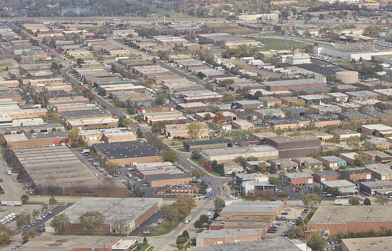 File:Aerial view of warehouses in Elk Grove Village, IL.jpg