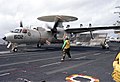 E-2 Hawkeye du VAW-123 sur USS Theodore Roosevelt (CVN-71)