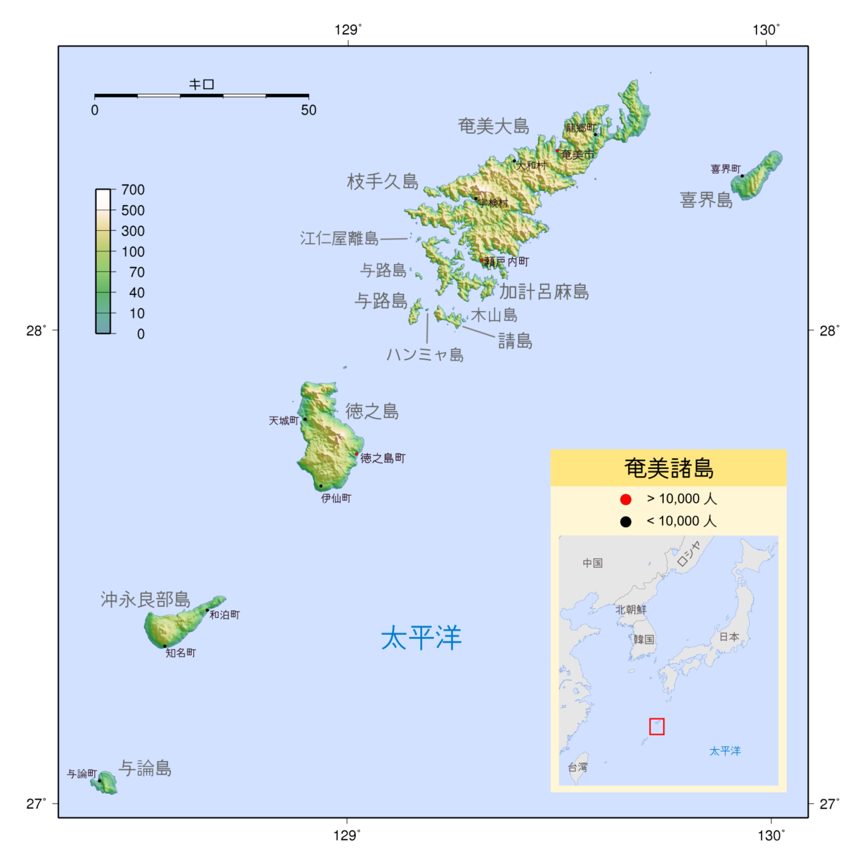 奄美群島 维基百科 自由的百科全书