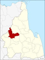Bản đồ Nakhon Si Thammarat, Thái Lan với Chawang