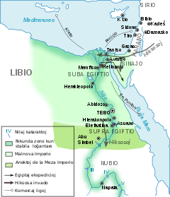 Ancient Egypt old and middle kingdom-eo.svg