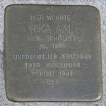 Ansbach Stolperstein Eel, Rika.jpg