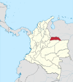 Le département d'Arauca depuis 1991.