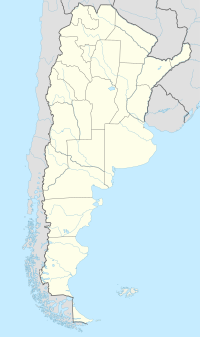 Localisation sur la carte d'Argentine