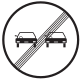 End of overtaking prohibition