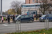 English: Armed Lukashenko troopers (AMAP/OMON) during anti-Lukashenko protests, 15 November 2020. Minsk, Belarus Русский: Силовики (ОМОН) на протестном марше против Лукашенко 15 ноября 2020 года. Минск, Беларусь