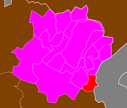 Canton de La Celle-Saint-Cloud - Carte