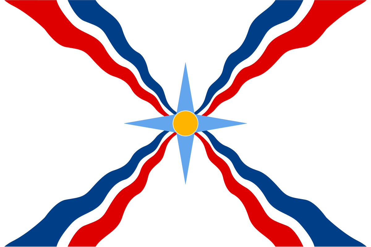 the assyrian flag