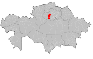 Atbasar District District in Aqmola Region, Kazakhstan