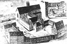 Augustinian Monastery, Erfurt in the 16th century Augustinerkloster Erfurt.jpg