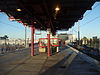 The platform at Aviation/LAX station