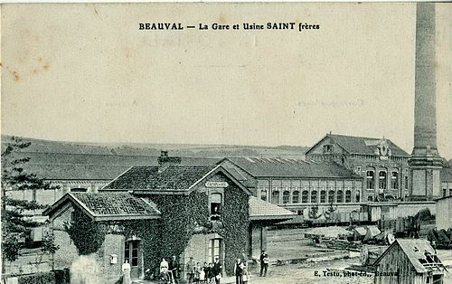 BEAUVAL - La Gare et Usine Saint Frères.jpg