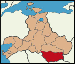 District de Sındırgı - Carte