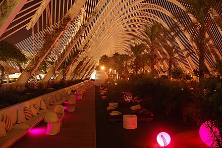 L'Umbracle Terraza in the City of Arts and Sciences