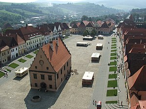 Trg gradske kuće u Bardjejovu