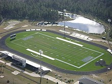 The Bartram Trail High School football field that was redone by the National Football League. Bartram Trail field.jpg