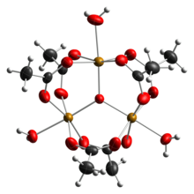 Xtal-2008-CM-3D-ellipsoids.png-dan asosiy temir-asetat-kation