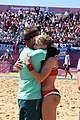 Deutsch: Beachhandball bei den Olympischen Jugendspielen 2018 in Buenos Aires; Tag 7, 13. Oktober 2018; Mädchen, Halbfinale – Ungarn-Argentinien 1:2 English: Beach handball at the 2018 Summer Youth Olympics in Buenos Aires at 13 October 2018 – Girls Semifinal – Hungary-Argentina 1:2 Español: Handball de playa en los Juegos Olimpicos de la Juventud Buenos Aires 2018 en 13 de octubre de 2018 – Semifinales Femeninas - Hungría-Argentina 1:2