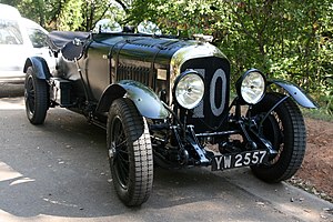 La Bentley 4½ Litre no 10, troisième aux 24 Heures du Mans 1929.