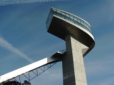 Бергісельська[en] вежа для лижних стрибків, Інсбрук, Австрія (1999-2002)