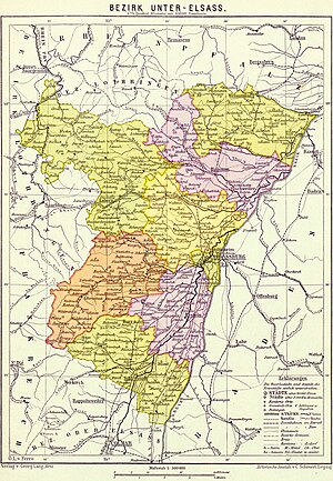 Reichsland Elsaß-Lothringen: Geschichte, Administrative Einteilung, Bevölkerung