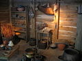 Reconstitution hypothétique d'un habitat gaulois, Bibracte, Musée de la civilisation celtique