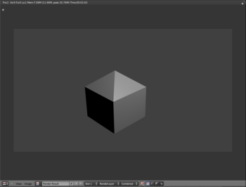 Blender 3D: Noob to Pro/Quickie Render - Wikibooks, open books for an open  world
